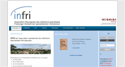 Desktop Screenshot of infri.ch