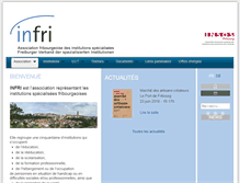 Tablet Screenshot of infri.ch